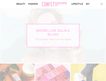 Tablet Screenshot of confettiavenue.com